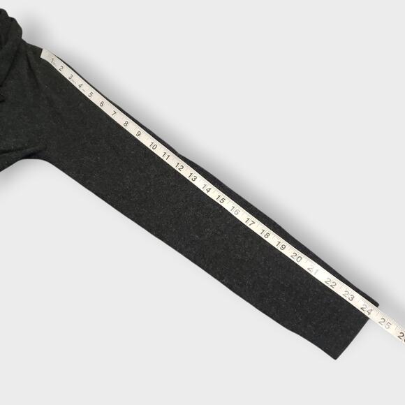 Elie Tahari Womens Draped Front Cashmere Cardigan Dark Grey Sz Small Minimalist - Picture 10 of 12